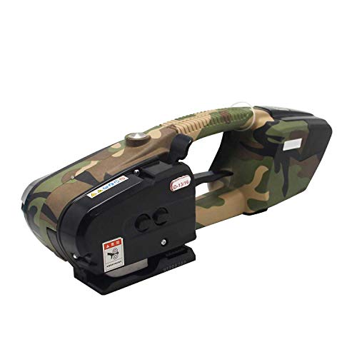 SIERINO Akku Umreifungsgerät Tragbare Elektrische Ballenpresse - 16mm Bandbreite Tragbare Automatische Schweißen Umreifungsmaschine für PET/PP Handheld Strapping Machine Cover