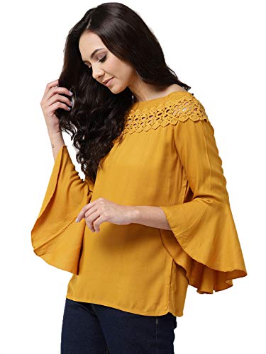 Image of Style Quotient Women Solid Viscose Rayon Smart Casual top