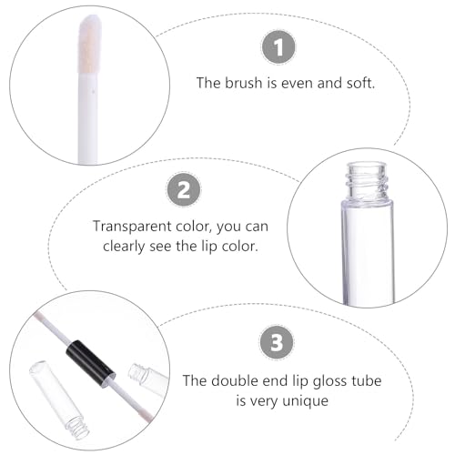 Evita derrames de brillo de labios con estos botes vacíos de 4ml herméticos y recargables 3