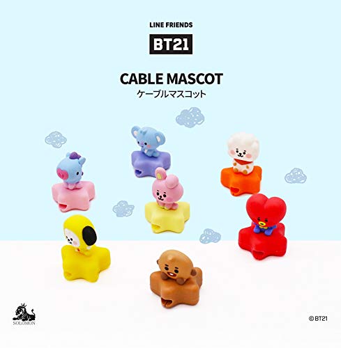 BT21 TATA ケーブルマスコット 新品未開封 18個 Amazon | ソロモン商事 BT21 ケーブルマスコット (TATA) CABLE MASCOT