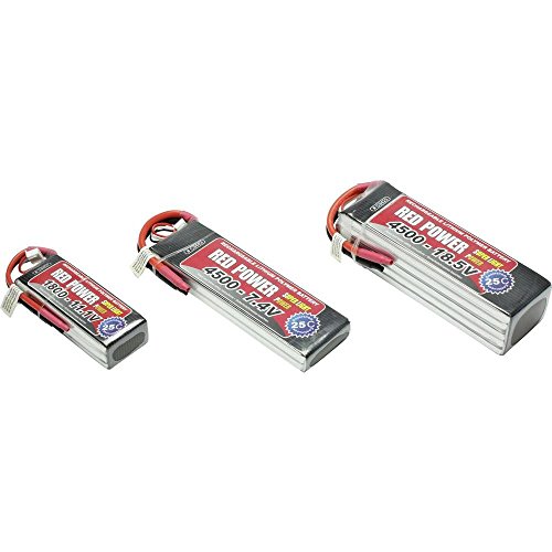 LiPo Akku SLP 2200-14,8V Red Power acumulador de litio para robótica y proyectos educativos