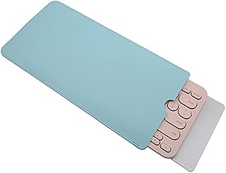 Slim Keyboard Case for Logitech K380 Keyboard, Faux Leather Full Protection Keyboard Protector Bag, Portable, Wearable Dustproof, Shockproof, Wear resistant, for Keyboard Storage, (Blue)