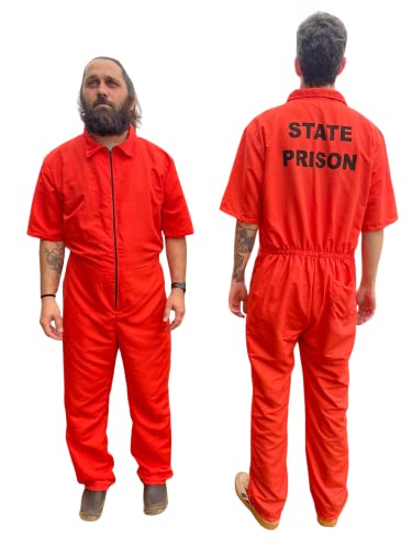 Fantasia Presidiário Adulto Laranja