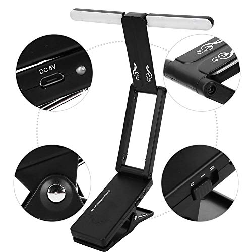 Fafeims Notenpultlampe, faltbar AL-1 Wiederaufladbare tragbare Musiklampe mit Zwei Helligkeitsstufen. - Image 6
