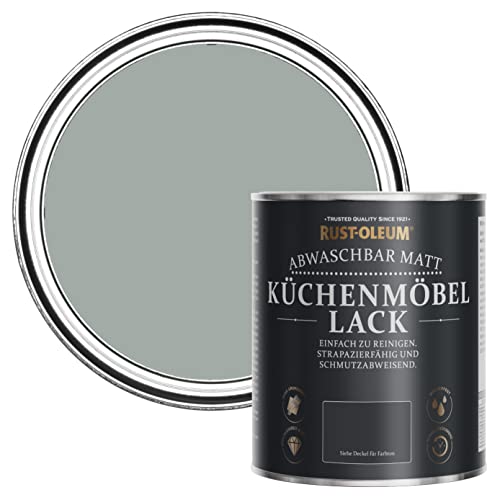 Rust-Oleum abwaschbare Küchenschrankfarbe in grau mit Matt Finish - Urban Grau 750ML – Ansicht 1