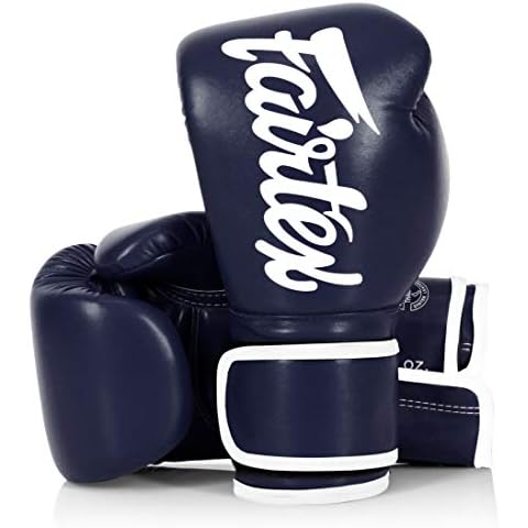 Guantes de Boxeo Fairtex BGV14 Azules 14oz Cover