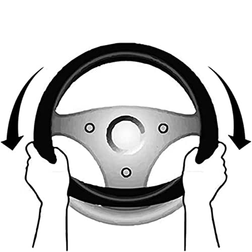 15 Inch Black Elastic Stretch Universal Size For Giants Car Steering Wheel Cover Fit Most Auto #TOP2