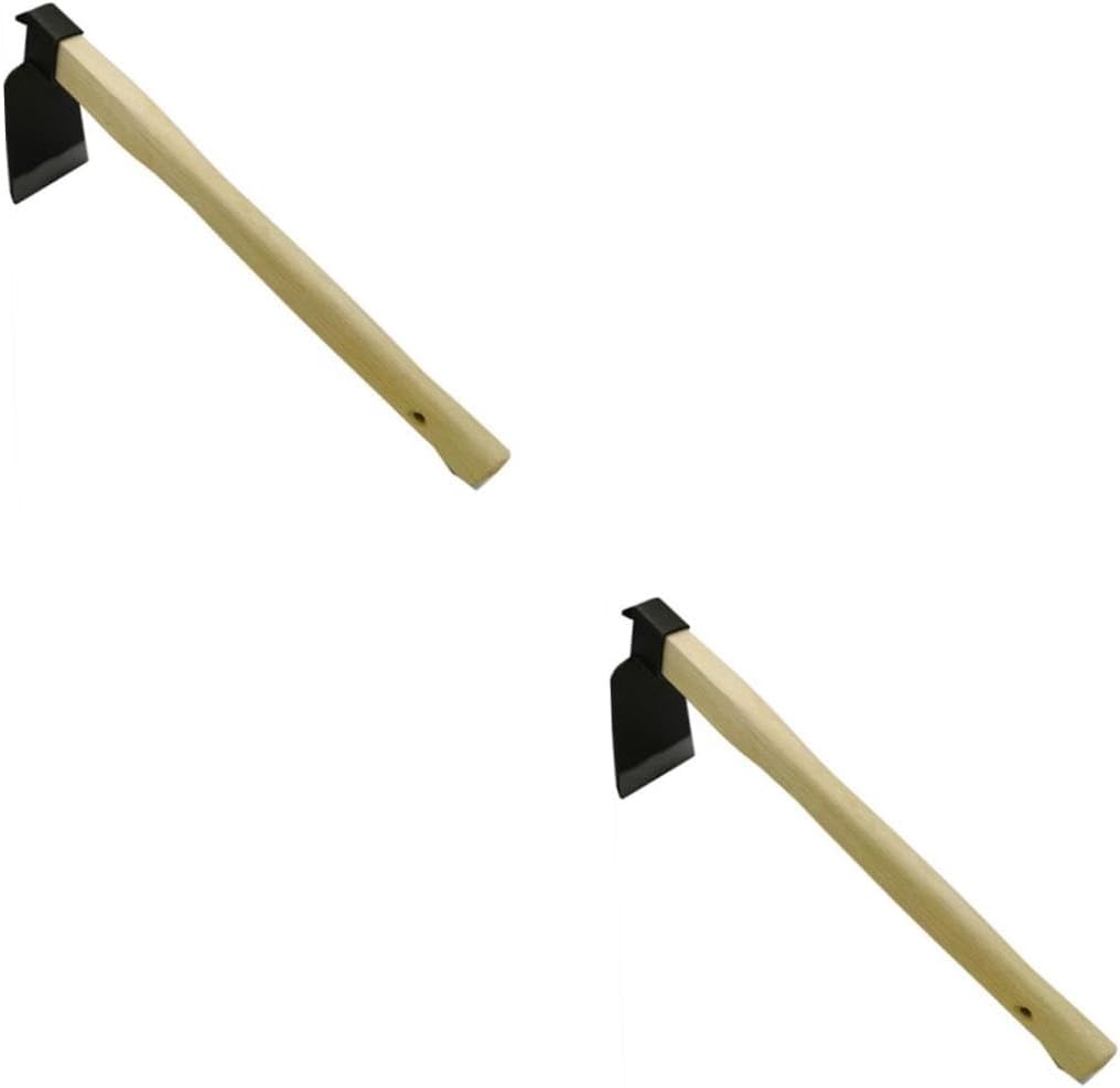 BESPORTBLE 2pcs Vegetable Farming Hoe Ergonomic Design for Easy Weeding and Digging Gardens and Orchards Gardening Tool for Effortless Soil Loosening