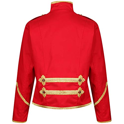 Image of Ro Rox Steampunk Military Drummer Parade Jacket Emo Punk Men's Jackets Gothic Clothing