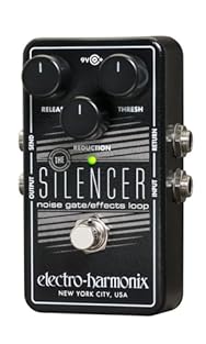 Use it as an inline noise gate or to gate an entire effects loop Delivers up to -70dB of noise reduction Features 8ms to 4 seconds of release time Buffered bypass 9V battery included