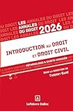 Introduction au droit et droit civil 2026 (Annales du droit)