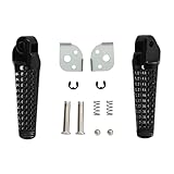 TCMT Black Rear Footrests Foot Pegs Fit For Suzuki GSX-R 600 750 96-05 GSXR 1000 01-04 03