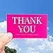 RXBC2011 Thank You for Your Purchase Cards Package Insert for online business E-commerce Pack of 100 hotpink