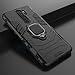 DWAYBOX Case for Xiaomi Redmi Note 8 Pro Ring Holder Iron Man Design 2 in 1 Hybrid Heavy Duty Armor Hard Back Case Cover Compatible with Xiaomi Redmi Note 8 Pro 6.53 Inch (Black)