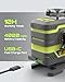 LasGoo LG-4D 16 Green Beam 4x360° Laser Level, Self-Leveling Tool with Horizontal and Vertical Dual Layout, Ideal for Construction and Picture Hanging, Magnetic Pivot Bracket Included