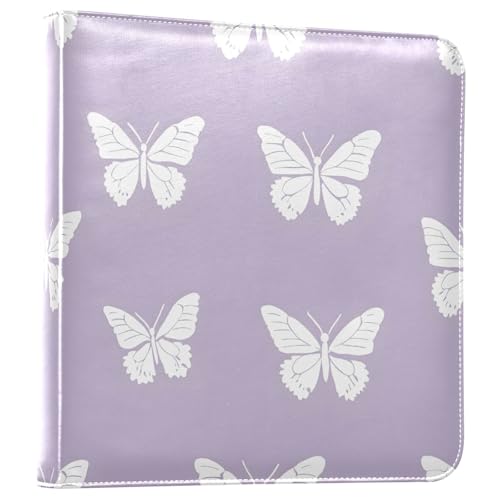 Álbum de Fotos Autoadhesivo DIY Scrapbook con Mariposas, 3 Anillas, 40 Páginas, 8x10 para Memorias miniatura 1