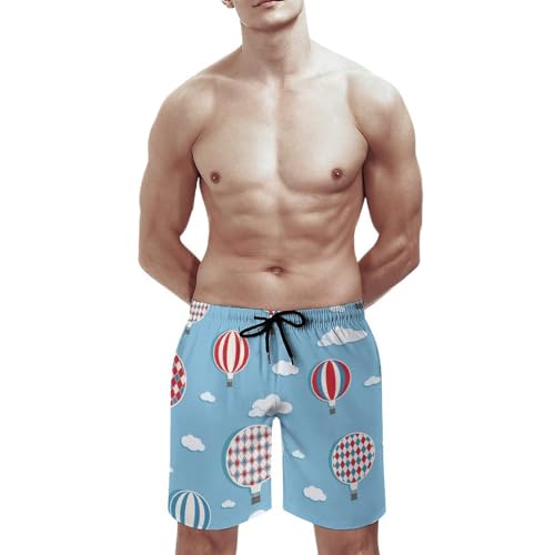 Short de bain homme montgolfière UMENG S maillot séchage rapide