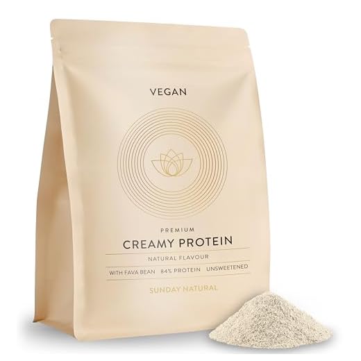 SUNDAY NATURAL® Veganes Proteinpulver – 1 Kg – Super Creamy Vegan Protein Pulver Neutral – 25g Eiweiß pro Portion - 3K Protein-Shake – Gesamtes EAA- & BCAA-Profil – Ohne Zuckerzusatz, Laborgeprüft