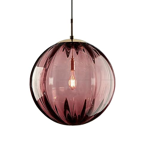 Lustre en verre coloré MOCHAMIK plafonnier minimaliste haut de gamme