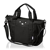 2WAYトートバッグ 横型トート ミッフィー 6061 B98.フェイスブラック