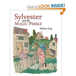 William Steig set of 2 books: Sylvester and the Magic Pebble(Caldecott Medal Book) and Potch and Polly
