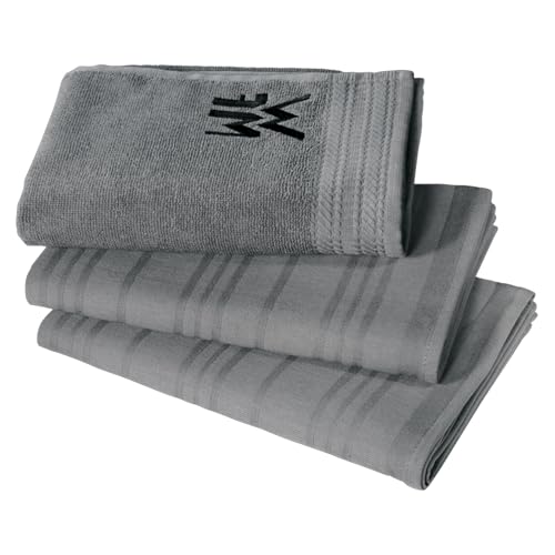 Miniatura 8 de Wmf -Set 3 Piezas, 2 Paños De Cocina Y 1 Toalla De Cocina De Mano, Algodón, Gris, 3 Unidades