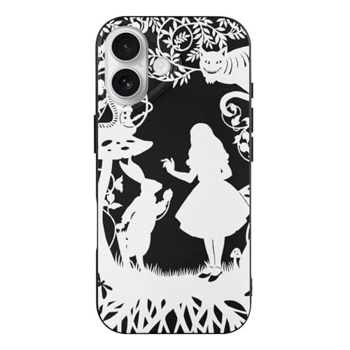 �s�v�c�̍��̃A���X �`�F�V���L iPhone17�Ή��P�[�X �ϏՌ� TPU ���^ �A�C�t�H��17�J�o�[ �y�� ���菝�h�~ �X�}�z�P�[�X �l�C �L�����N�^�[ Case