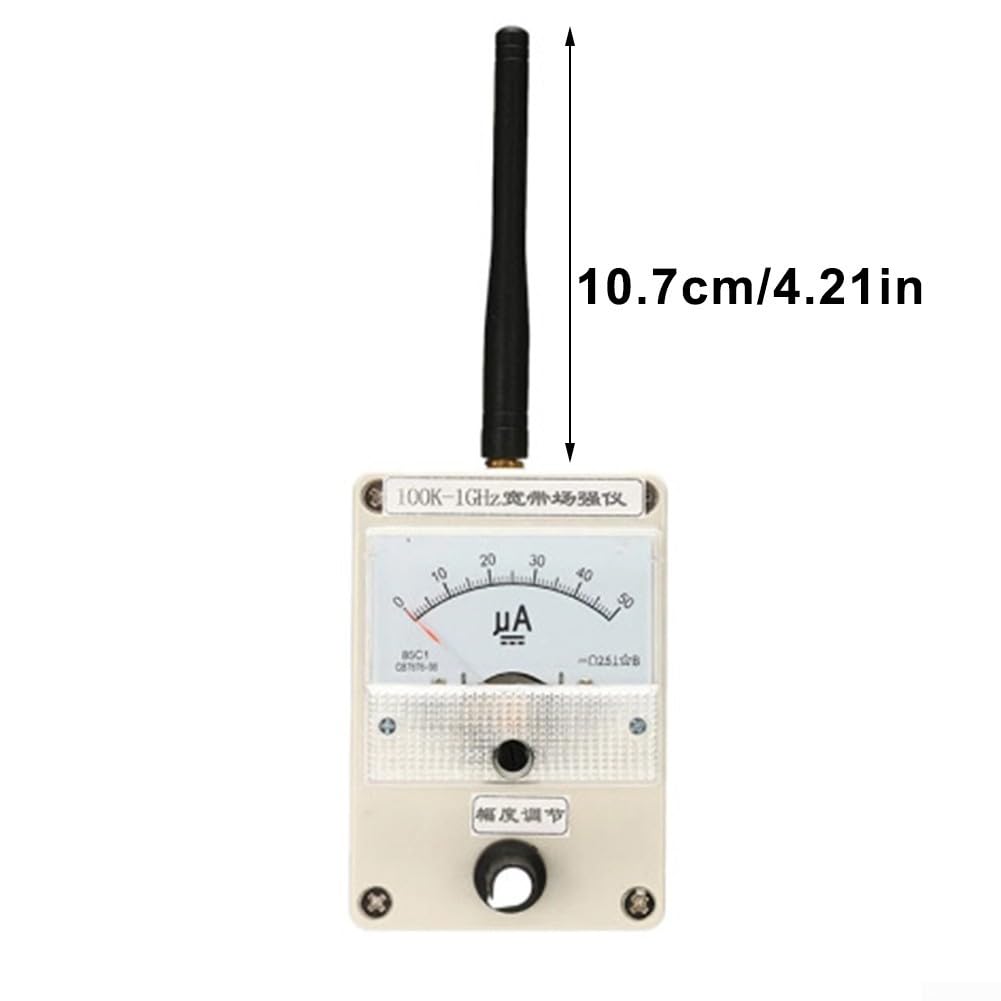 Analizador de señal y espectro de 100 kHz a 1 GHz - Medidor de fuerza de campo RF con alta sensibilidad y ancho de banda amplio para pruebas industriales