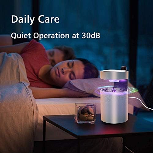 ANINBO Mosquito Killer Lamp Indoor Insect Trap for Mosquito,Bug, Fruit Fly, Gnat - Intelligent UV Light Control, Fan,Tiniest Flying Bugs Trap - Child Safe, Non-Toxic Odorless, Silent Insect Killer