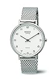 feingliedrige Milanaiseband Boccia Damen-Armbanduhr Analog Quarz Edelstahl 3590-08