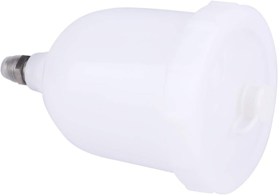 Spray Gun Pot High Hardness Plastic 600mL Gravity Feed Paint Cup Replacement for D-evilbiss T-EKNA Pro Pri FLG for Spray Gun Workshops
