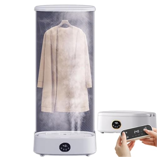 Secadora de ropa y plancha eléctrica, secadora doméstica con temporizador de 240 minutos, plancha de vapor vertical inalámbrica y secadoras con bomba de calor, máquina de planchado a vapor colgante