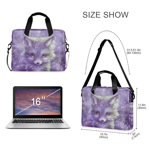 Funda para portátil ALAZA Cute Fox Snowflake 13-15.6 pulg miniatura 4