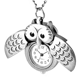 Montre de poche hibou : cette montre de poche est fabriquée à partir de matériaux durables et utilisables, montre de poche