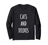 Womens Cats And Dildos Long Sleeve T-Shirt