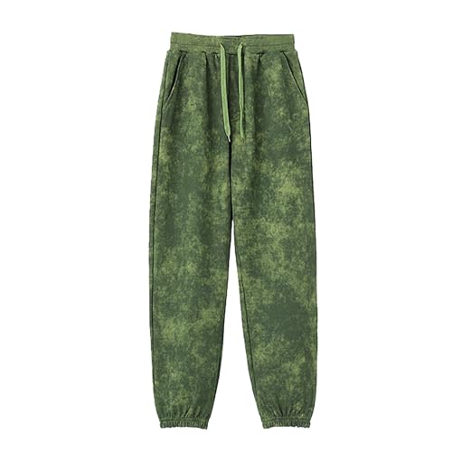 Boys Girls Tie-Dyed Sweatpants Multicolour Midweight Athletic Joggers Pants Elastic Waist Causal Pull-On Pants