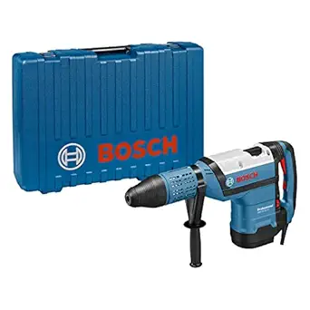 Bosch GBH 12-52 DV Heavy Duty Corded Electric Rotary Hammer with SDS Max, 1,700W, 19 J, 11.9 kg, Vibration Control, Automatic Switch Lock, For Chiselling + Auxiliary Handle, 1 Year Warranty
