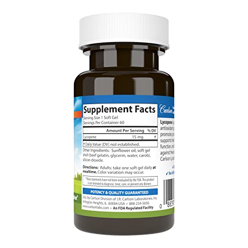 Carlson Tomato-Free Lycopene 15 mg