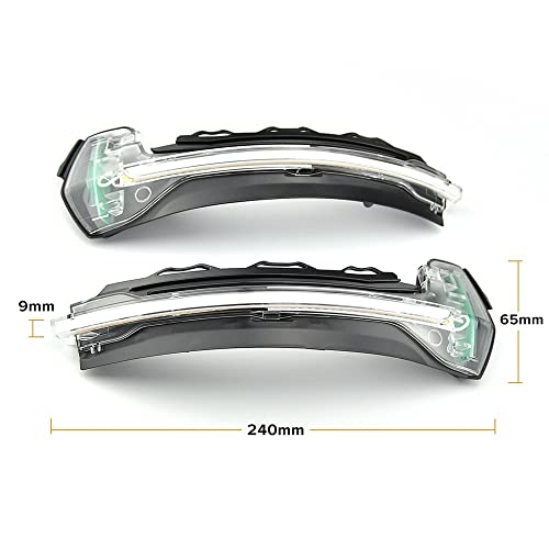 Clignotant rétroviseur dynamique Audi A3 8V défilant cristal - 3