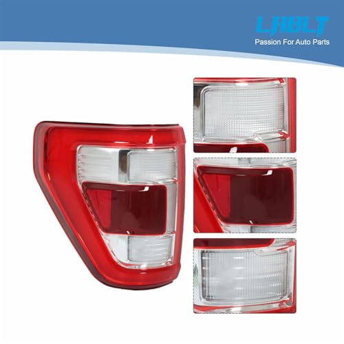 LABLT Tail Light LED Assembly Repalcement for 2021 2022 2023 F150 Driver Left Side Rear w/Blind Spot White Frame Taillights ML34-13B505-CA by LABLT - Used condition - Image 3