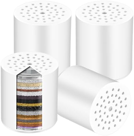 15-Stage Shower Filter With Vitamin C – Hard Water Filter – High Output & Universal Fit