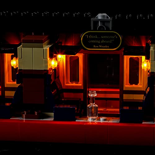 Image of BRIKSMAX LED Light for LEGO Hogwarts Express - Compatible with Lego Harry Potter Building Blocks Model - Light Kit