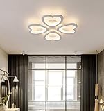 SMCCYYSD Lámpara de Techo LED Moderna con múltiples Luces, luz cálida) 9 (Blanco)