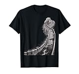The Great Wall of China Vintage Art Print Travelers T-Shirt