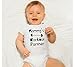 Reaxion Aiden's Corner - Mommy's or Daddy's Workout Partner Bodysuits - Funny Baby Boy & Girl Clothes (6 Months, Mom Heather)