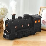 Difusor de aceites esenciales, humidificador ultrailencioso de 300 ml con 2 modos de iluminación, difusor de perfume para casa, sala de estar, decoración (Negro)