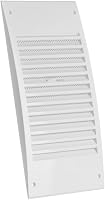 EUROPLAST 140x300mm Szellőzőrács Rovarháló Fehér ABS Végzáró Rács 1