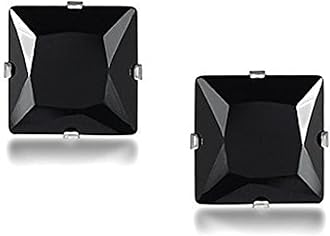 Yellow Chimes Earrings for Men and Boys Fashion Studs for Men | Silver Gold Toned Black Studs | Stainless Steel stud Earrings | Birthday Gift for Men and Boys Anniversary Gift for Husband (Design 13)