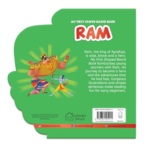 Image of My First Shaped Board Book: Illustrated Ram Hindu Mythology Book for Kids Age 2+ (Indian Gods and Goddesses)