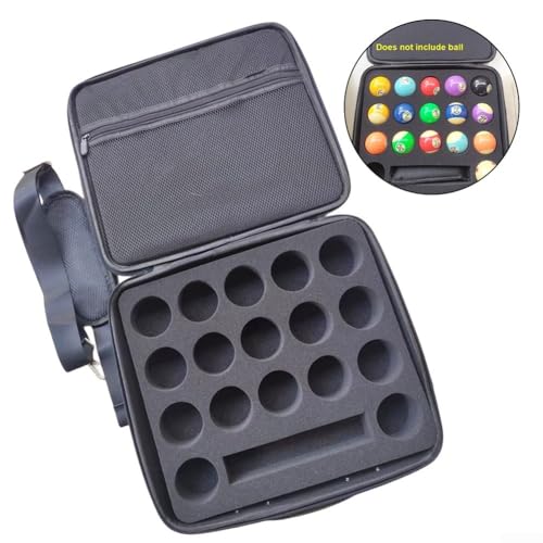 Bolsa de transporte para pelotas de billar con interior protector 7